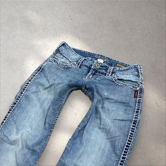 !! SOLD !! Silver Jeans Co. Low Rise Mckenzie Slim Bootcut Jeans - Picture 4 of 7